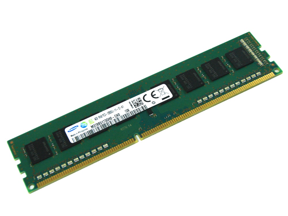 Samsung M378B5173QH0-CK0 4GB PC3-12800U-11-12-A1 1600MHz 1Rx8 240pin DIMM Desktop Non-ECC DDR3 Memory - Discount Prices, Technical Specs and Reviews