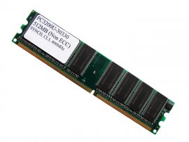 electrobyt PC3200U-30330 512MB 2Rx8 CL3 PC3200 400MHz DDR Memory - Discount Prices, Technical Specs and Reviews