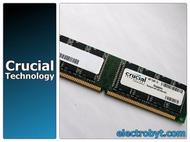 Crucial CT32M64S4D7E PC133U-222-542 256MB CL2 SDRAM PC133 Memory - Discount Prices, Technical Specs and Reviews