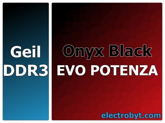 Geil GPB38GB1600C9QC PC3-12800 1600MHz 8GB (4 x 2GB Kit) XMP Onyx Black EVO POTENZA 240pin DIMM Desktop Non-ECC DDR3 Memory - Discount Prices, Technical Specs and Reviews