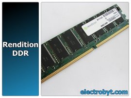 Rendition RM12864Z40B 1GB 2Rx8 PC3200 400MHz DDR Memory - Discount Prices, Technical Specs and Reviews