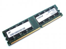 Crucial CT2KIT12864Z40B 2GB Kit (2 x 1GB) PC3200 DDR Memory - Discount Prices, Technical Specs and Reviews