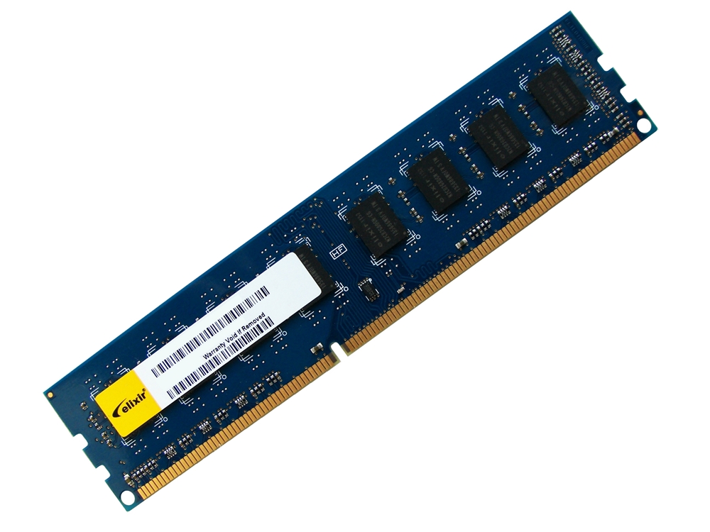 Elixir M2F2G64CB88B7N-CG PC3-10600U-9-10-B0 2GB 1333MHz 2Rx8 240-Pin Desktop DDR3 DIMM, RAM Memory, - Discount Prices, Technical Specs and Reviews (Blue) [Elixir, M2F2G64CB88B7N-CG, PC3-10600U-9-10-B0, 1333MHz 2Rx8 240-Pin Desktop DDR3 DIMM, RAM ...