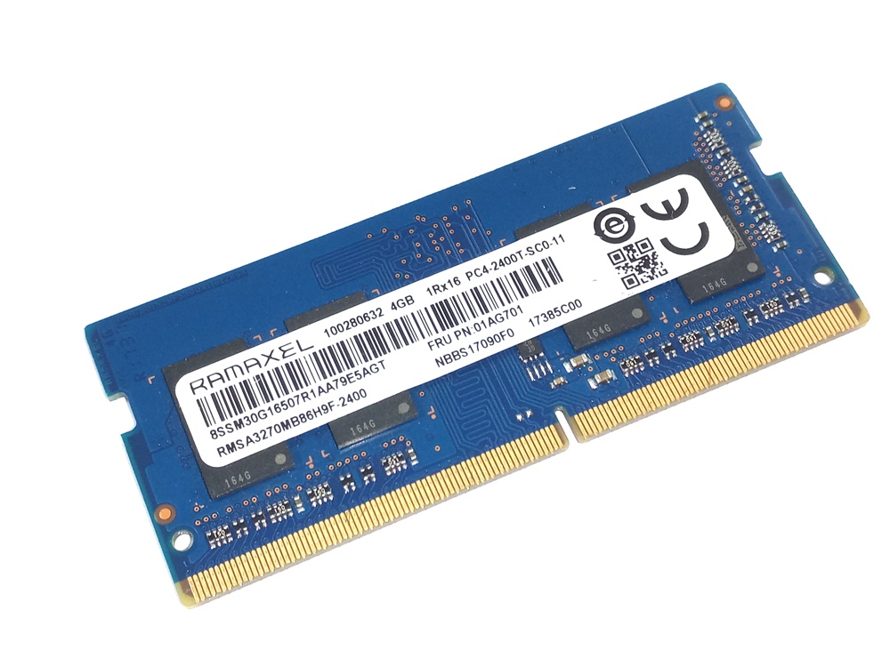 Ramaxel RMSA3270MB86H9F-2400 4GB PC4-2400T-SC0-11 1Rx16 2400MHz PC4-19200 260pin Laptop / Notebook SODIMM CL17 1.2V Non-ECC DDR4 Memory - Discount Prices, Technical Specs and Reviews