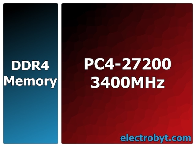 (image for) PC4-27200, 3400MHz