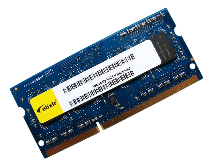 Elixir M2S2G64CB88G5N-CG 2GB PC3-10600 1333MHz 204pin / Notebook SODIMM CL9 1.5V Non-ECC DDR3 Memory - Discount Prices, Technical Specs and Reviews [Elixir M2S2G64CB88G5N-CG PC3-10600 1333MHz 2GB 204pin Laptop, Notebook SODIMM CL9