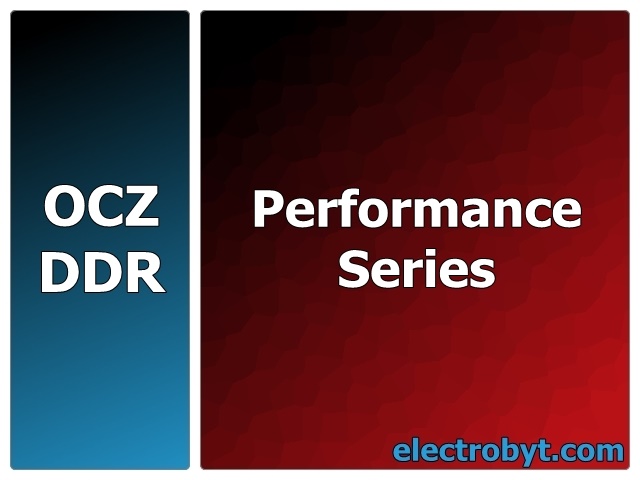 (image for) OCZ OCZ400512R2 400MHz 512MB Performance Series PC3200 DDR Memory - Discount Prices, Technical Specs and Reviews