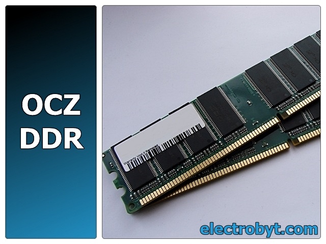 (image for) OCZ OCZ400512V25DC-K 400MHz 512MB (2 x 256MB Kit) Value Series PC3200 DDR Memory - Discount Prices, Technical Specs and Reviews